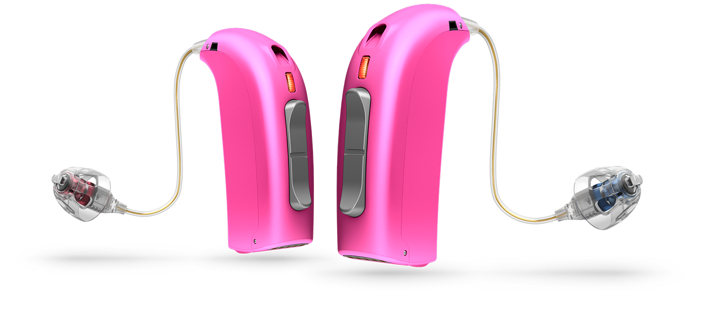 appareil auditif pour enfant Oticon Sensei power pink