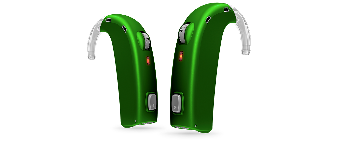 appareil auditif pour enfant Oticon Sensei Super Power emarald green