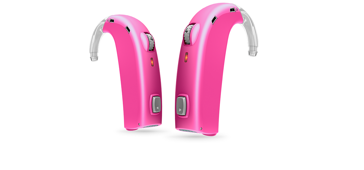 appareil auditif pour enfant Oticon Sensei Super Power power pink